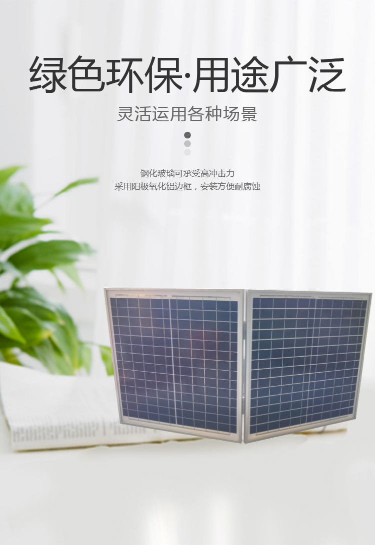 Renshan solar photovoltaic panel 15v50w foldable panel with complete specifications and customizable options