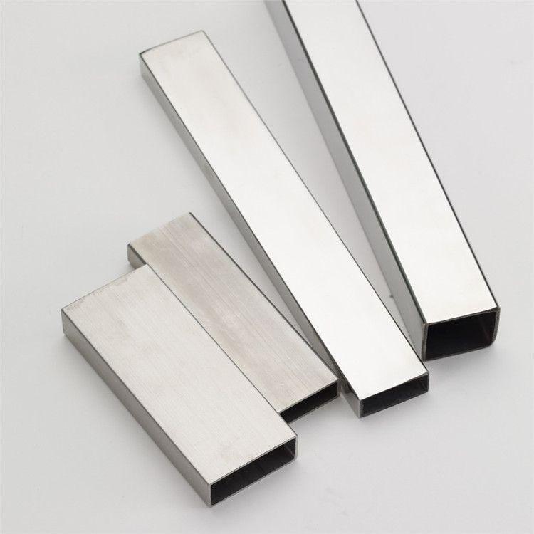 Lasha Stainless Steel Rectangular Pipe Processing Factory Yongsui Brand Stainless Steel Rectangular Pipe Industrial Grade Flat Through Steel Pipe Price