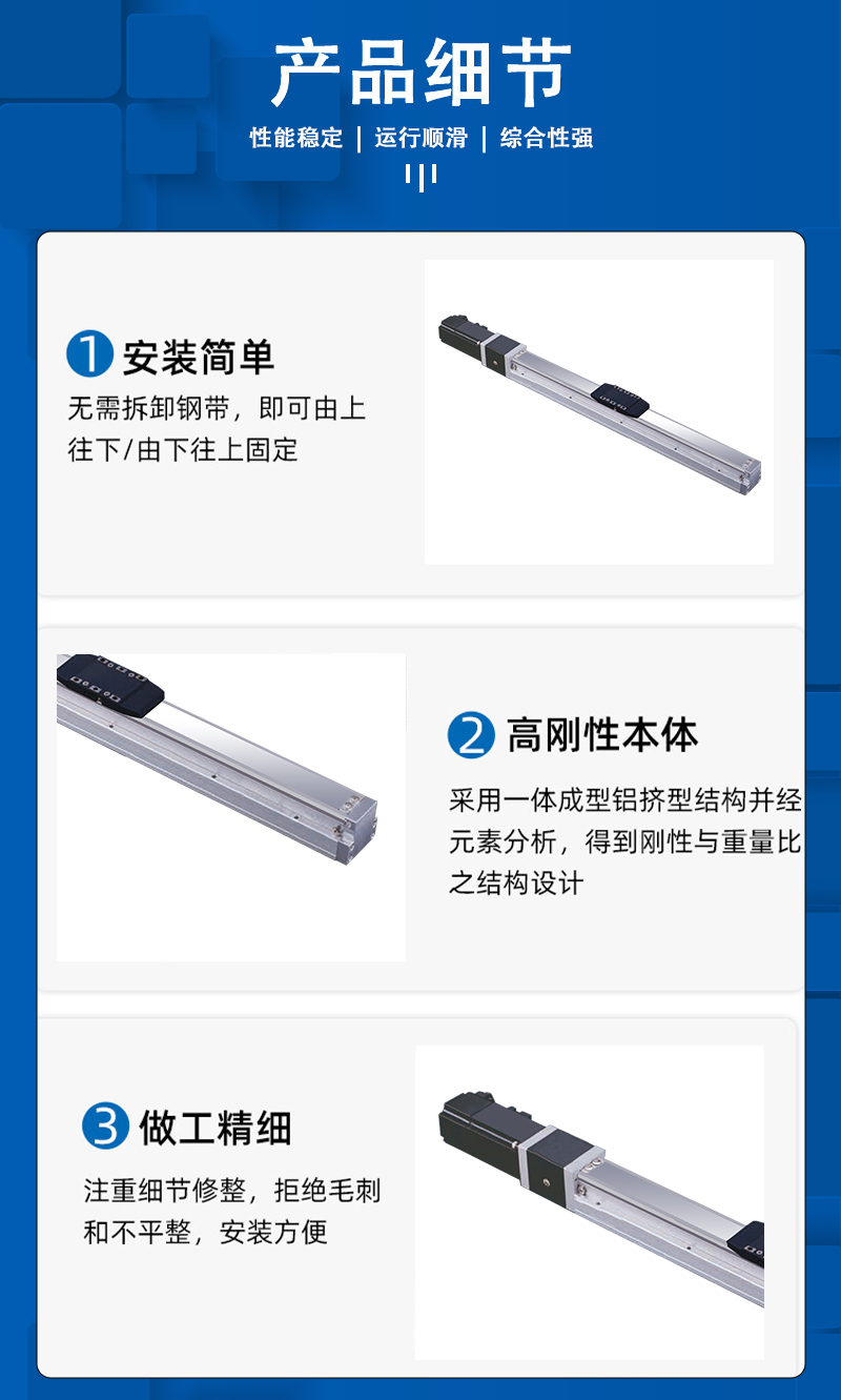 Taiji Intelligent Factory sells steel module linear module sliding table to replace silver KK module linear guide rail