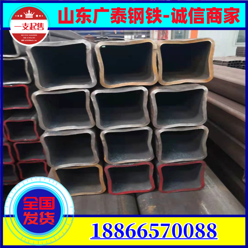 Customized manufacturer of Q355D non-standard seamless square rectangular pipe, large diameter thick walled square steel pipe, 100 * 100 square pipe