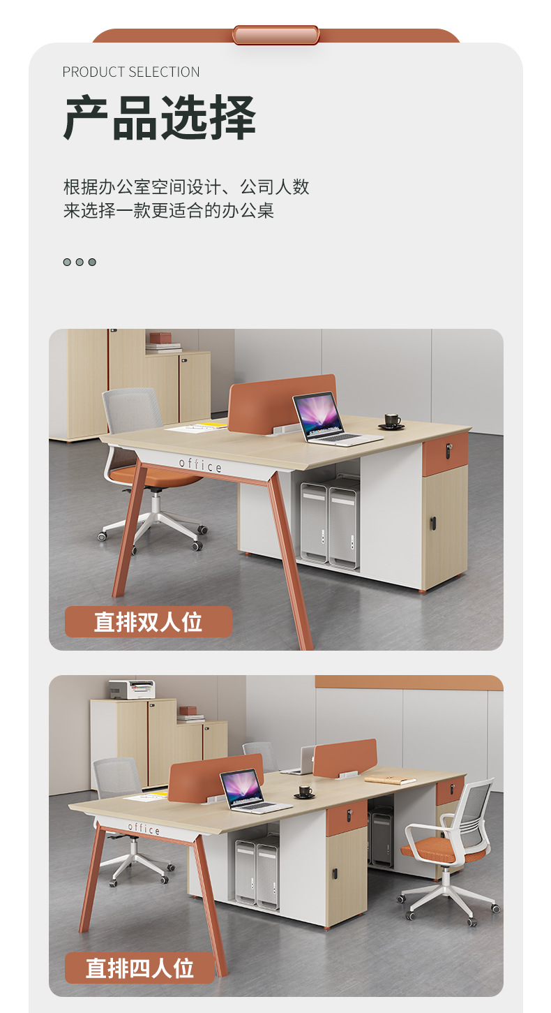 Factory sales combination office desks and chairs, employee desks, card seats, financial desks and chairs