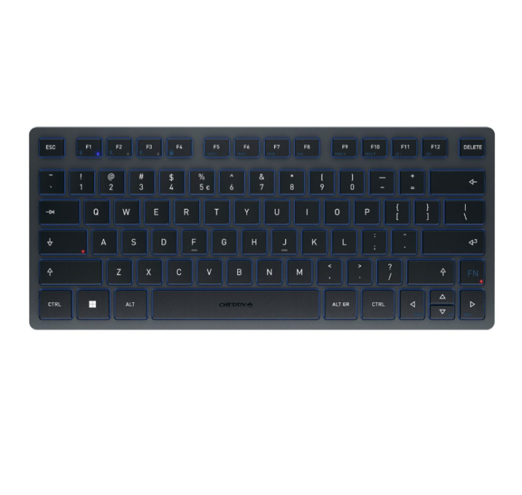 cherry KW 7100 迷你BT 德国樱桃带蓝牙的工业黑色键盘 图片 1