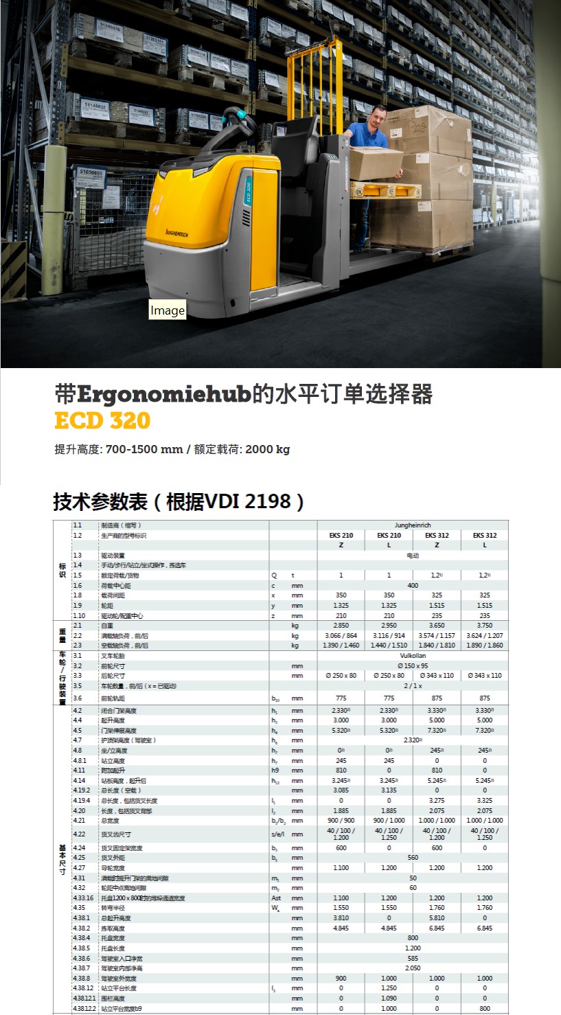 Jungheinrich electric forklift imported from Germany with original packaging, EFG/TV/EKX models are complete, three-way vehicles are available