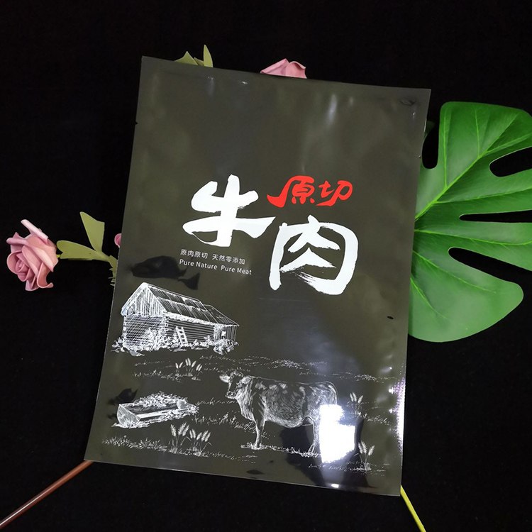厂家定制预制菜食品500克包装牛肉片袋 食物真空袋批发采购