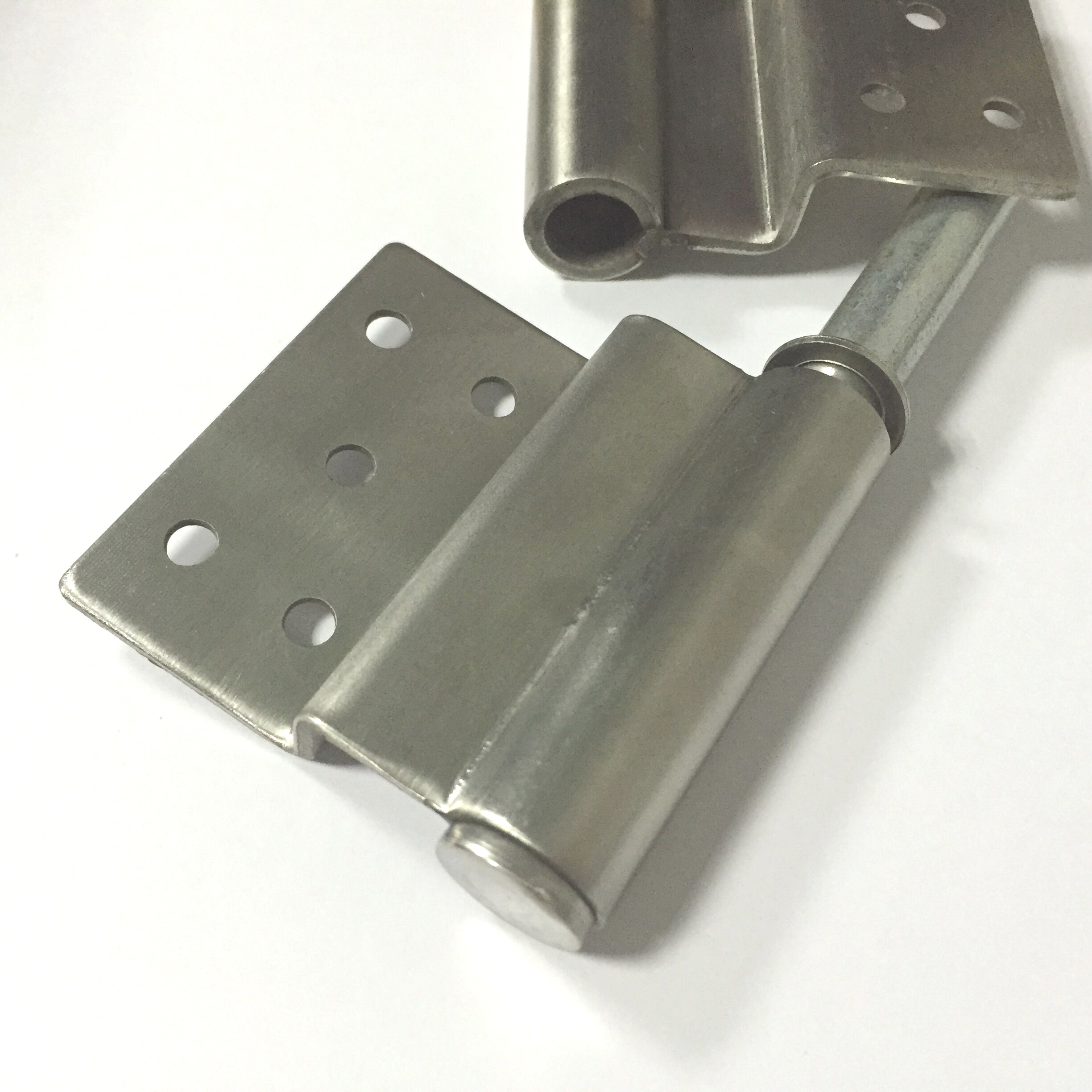 4-hole bent flag shaped hinge stainless steel 201 flag shaped furniture cabinet fireproof door hinge