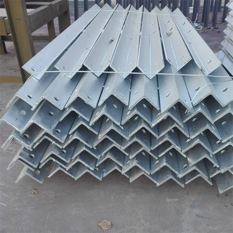 Fixed hardware, iron accessories, high and low voltage straight cross arm, hot-dip galvanized angle iron bracket, customized according to the drawing K