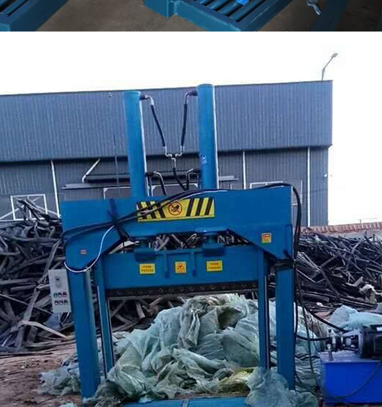 Harbor dual cylinder machine head material block cutting machine large plastic block cutting machine hydraulic cutter 1500 tons