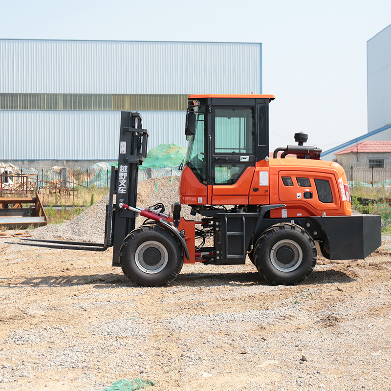 Forklift, 3 tons diesel, brand new off-road forklift, four-wheel drive, 5 tons, multi-functional, 10 tons, four-wheel hydraulic lifting