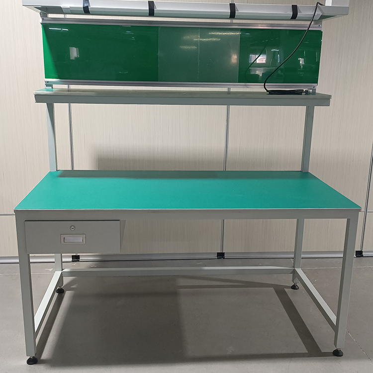 Anti static work table inspection bench with various specifications can be customized for employee operation and testing