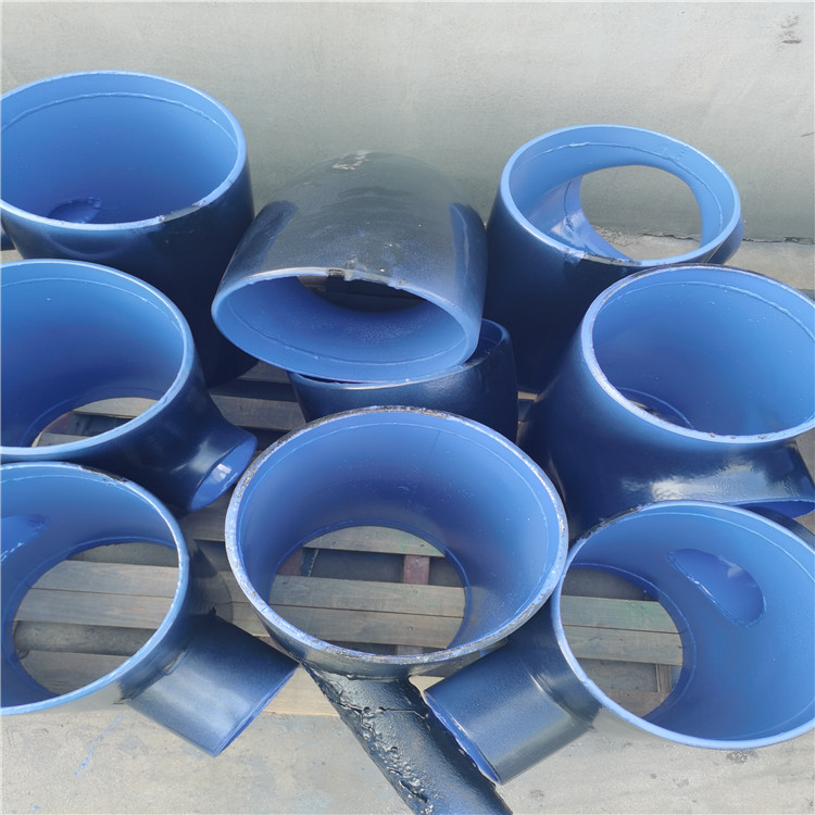 Juxintai flange connection, plastic coated anti-corrosion spiral steel pipe, steel plastic composite pipe, plastic lined pipeline