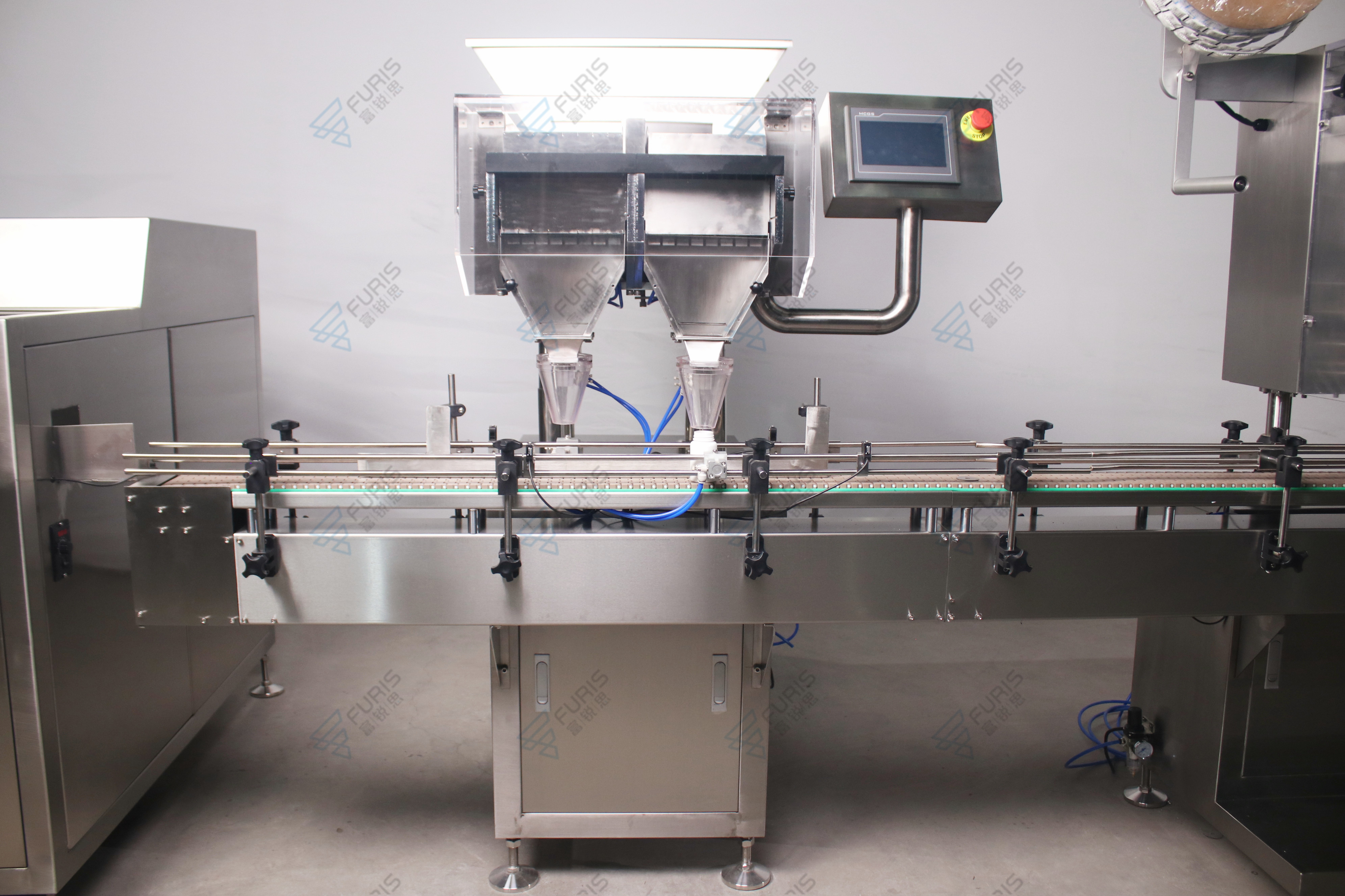 Furuisi FRS-8 fully automatic bottled tablet and capsule packaging production line 8-channel electronic counting machine