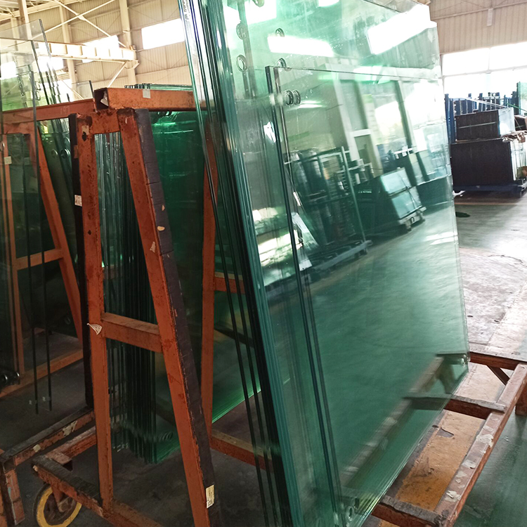 Shengbo Fireproof Laminated Glass Gray Building Curtain Wall with High Fire Resistance Rating Extends Rescue Time