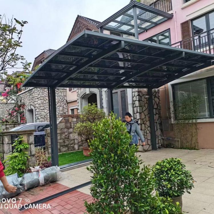 Yuntengyt-34 aluminum alloy car shed, villa, outdoor rain shed, bicycle shed, sunshade, rain canopy, terrace shed, customized