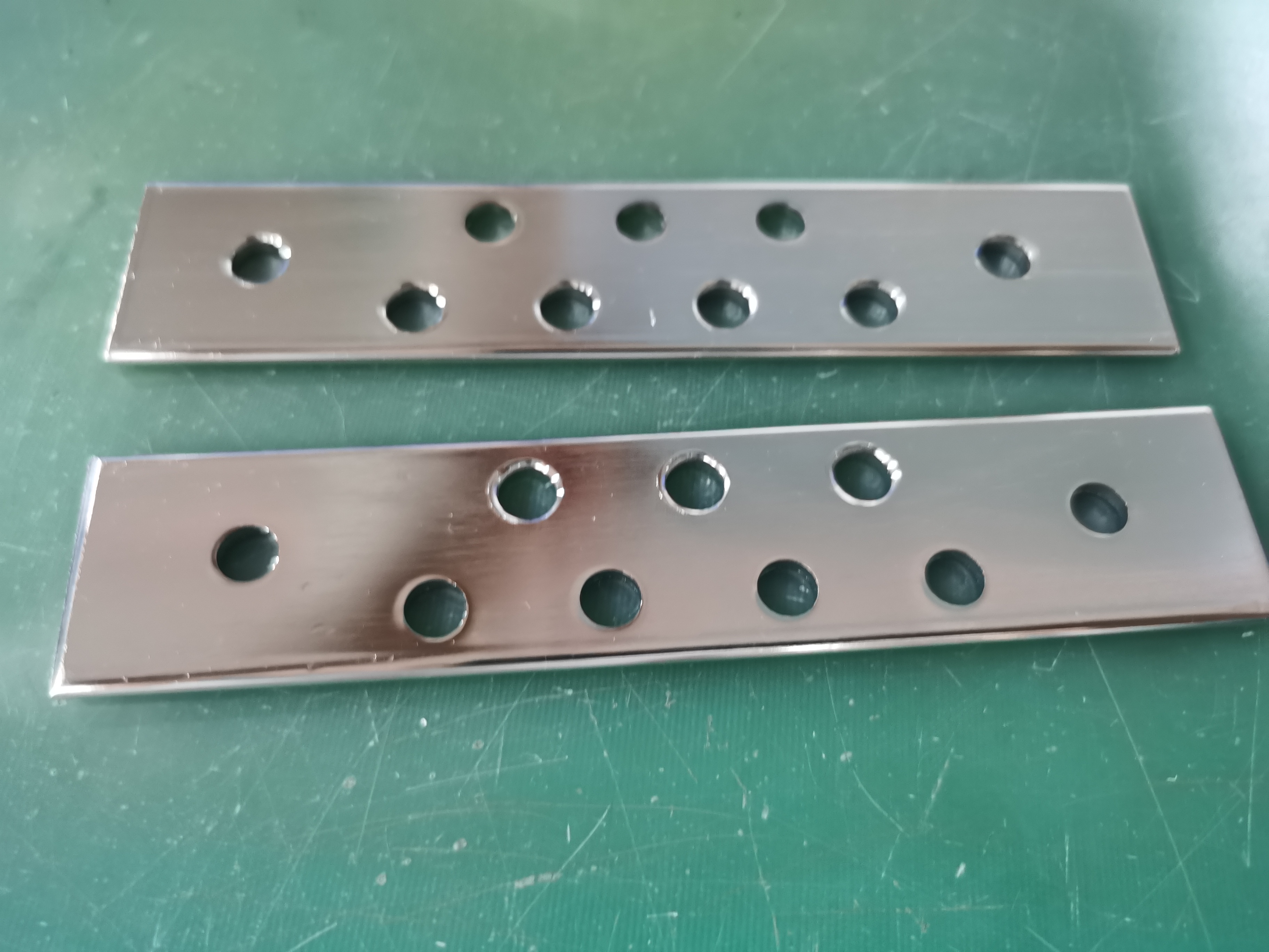 Baishili hard copper busbar New energy vehicle hard copper busbar Electric conductive purple copper busbar