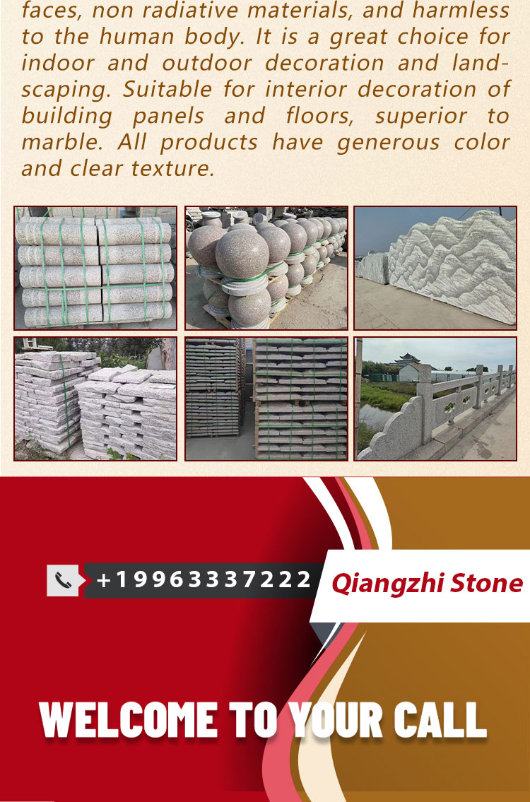 High quality guarantee for compressive strength of granite fence