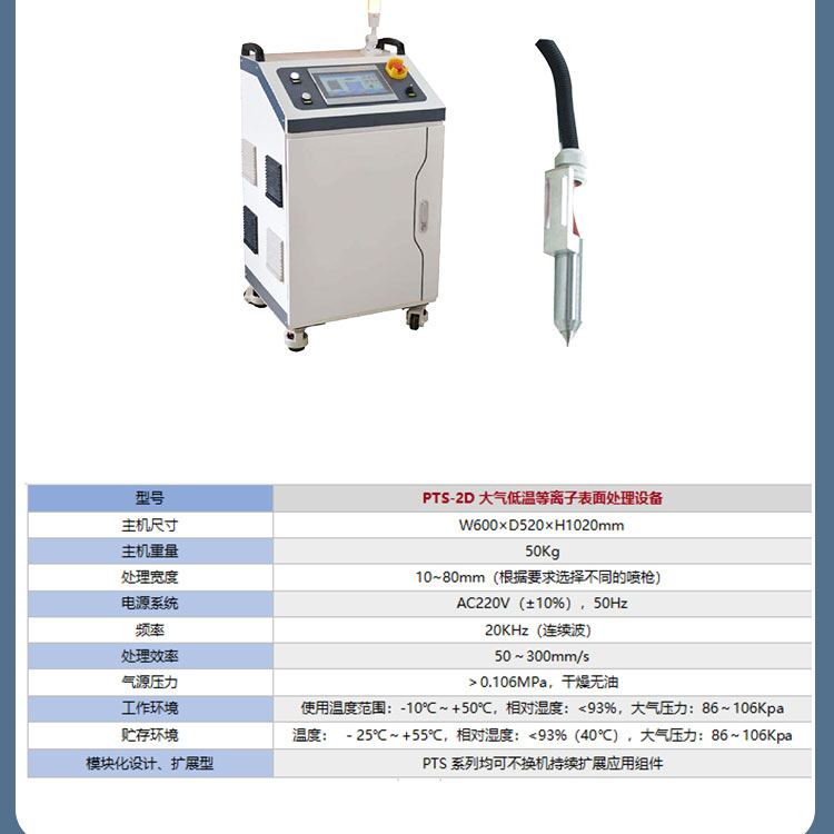 Pules atmospheric plasma cleaning machine Plasma processing machine Surface activation surface modification equipment