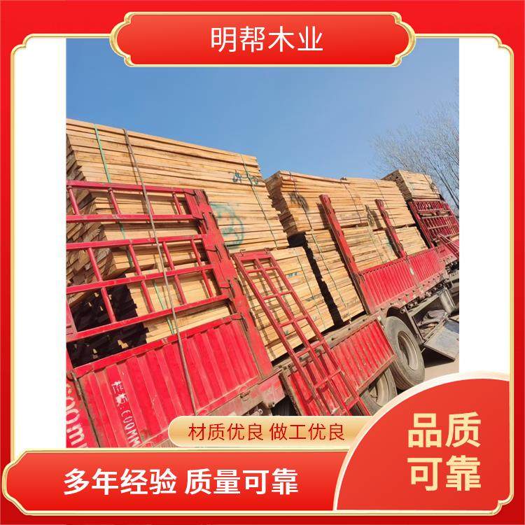 明帮木业 无节 白椿木烘干板材 粗细可选 用作建筑构件