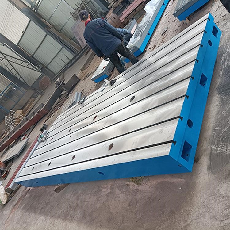 Cast iron pipe calibration platform calibration foundation flat plate customization level 1 and level 2 splicing workbench