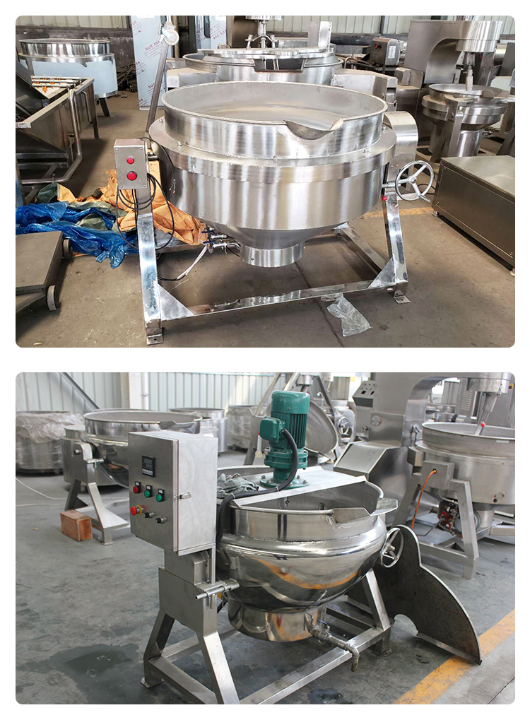 Commercial sandwich pot manufacturer produces pig head, meat, ears, large intestine, and pig stock braised pot Hongfa Machinery