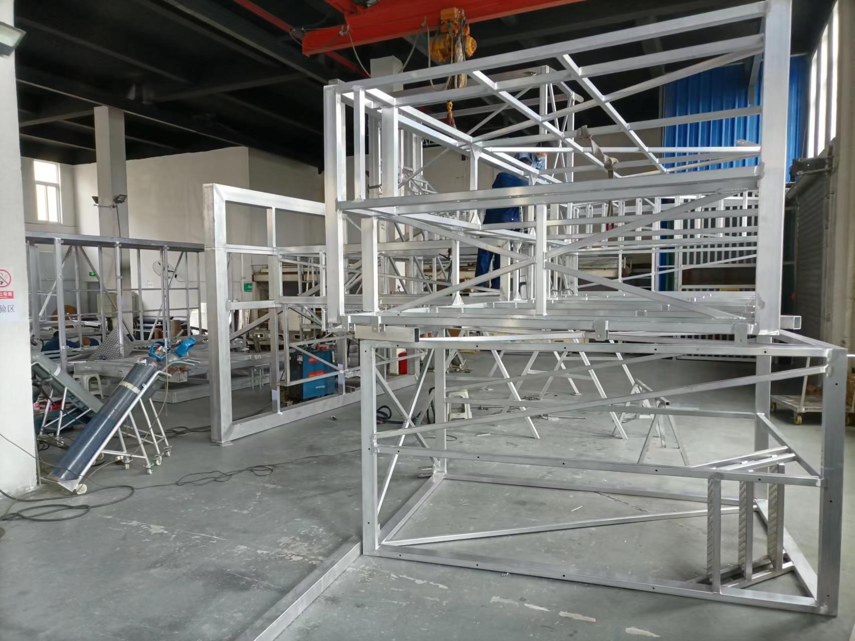 Production and processing manufacturer of aluminum alloy structural parts welding and body maintenance platform