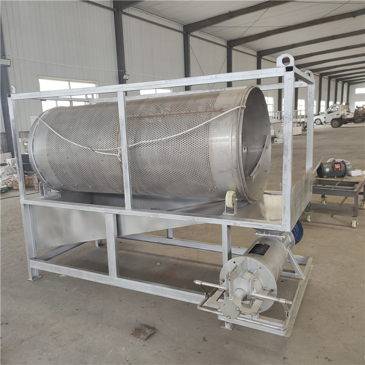 Microfiltration type solid-liquid separator, Chengyu sweet potato residue dehydration and treatment machine, 200 type chicken manure squeezing machine