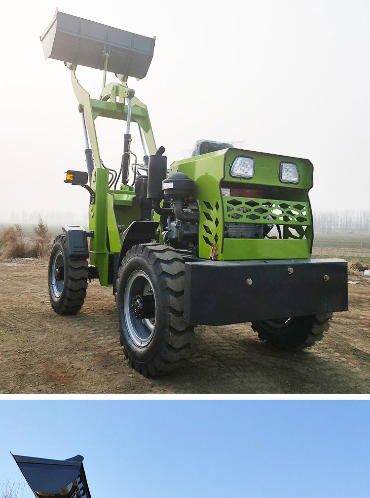 910 Small Cow Loader Household Agricultural Small Forklift Farm Grass Grabber Underground Warehouse Special Vehicle