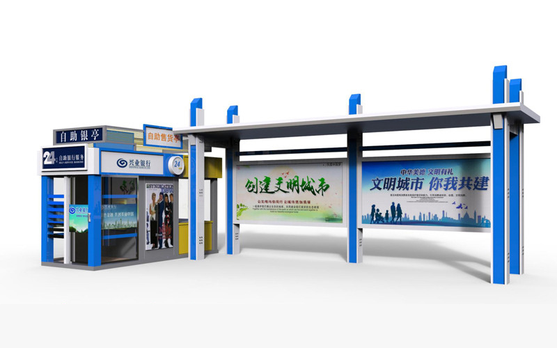 Intelligent shelter manufacturer, professional bus stop production factory, source manufacturer, delivery guarantee