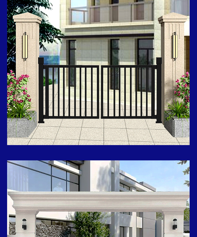 Pedestrian electric advertising gate, community automatic passage gate, community passage fence gate