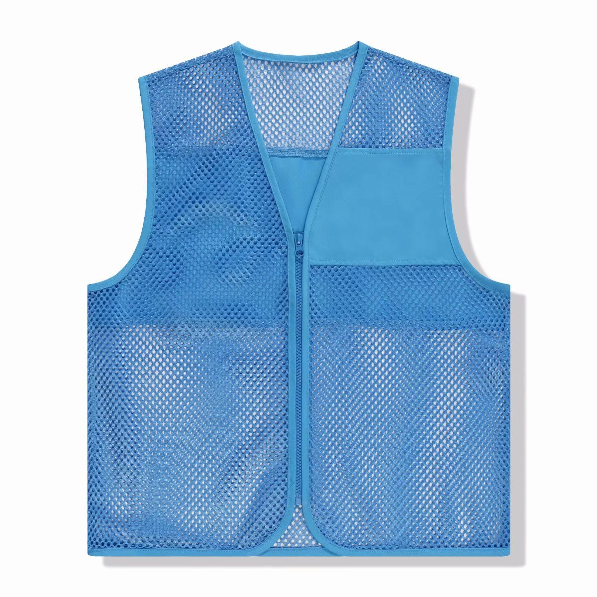 Advertising vest printed logo outdoor volunteer public welfare activities breathable mesh vest vest reflective strip advertising shirt