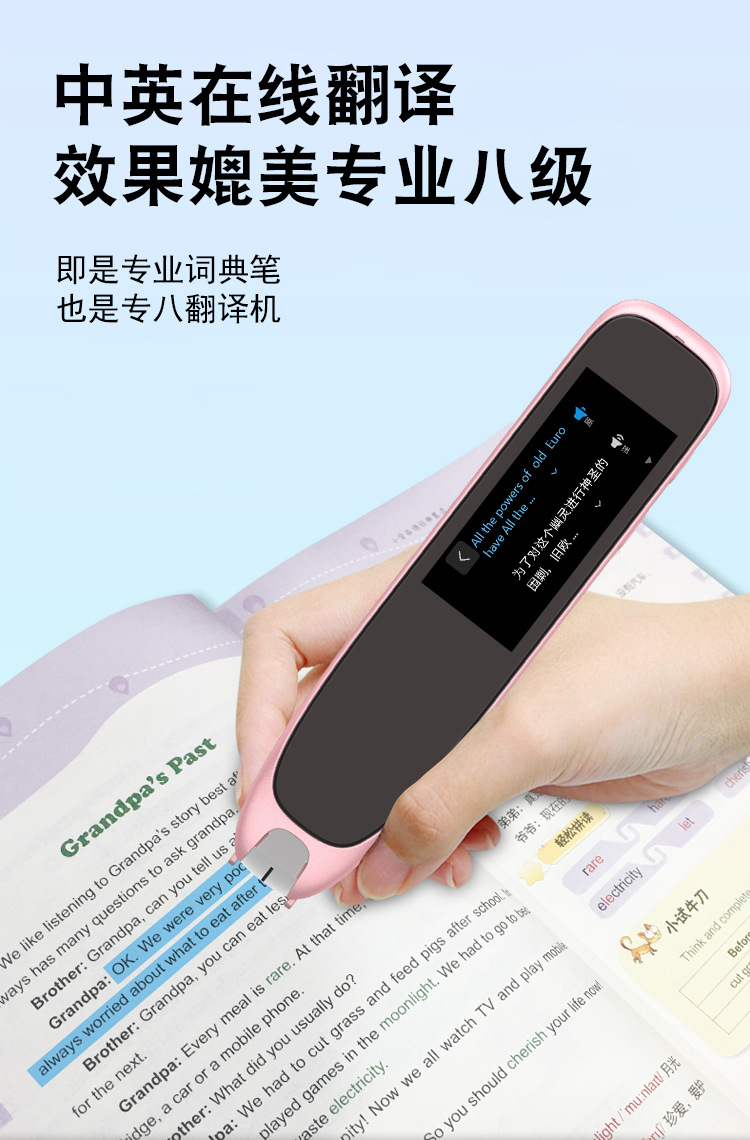 IFlytek dictionary pen scanning translation pen learning machine alpha egg English pen OEM customization