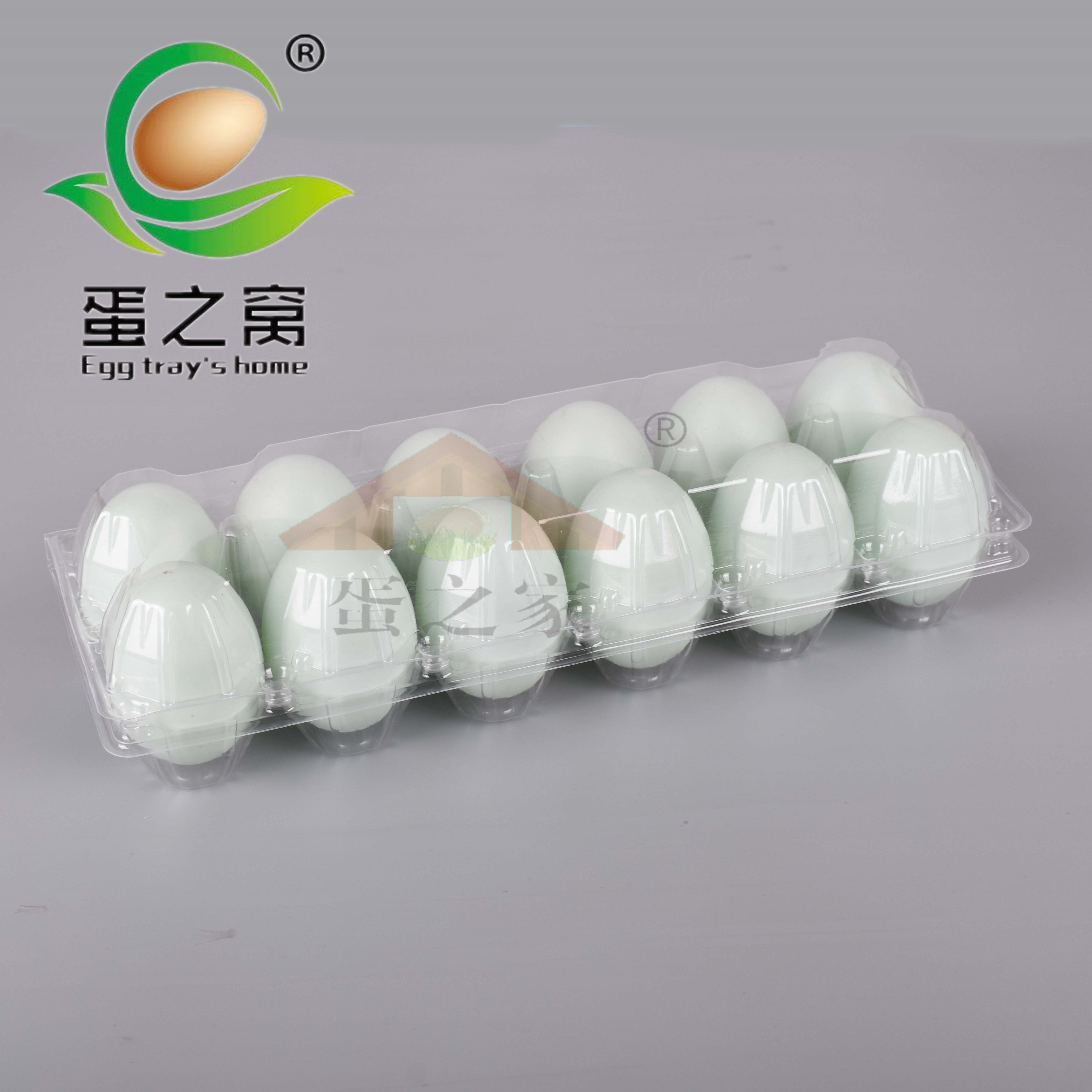 Plastic egg tray, disposable transparent, clumsy soil egg packaging box, shockproof, multi specification manufacturer's package