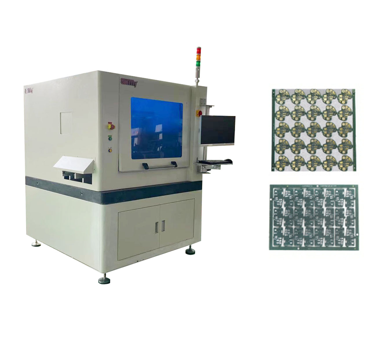 Fully automatic PCB milling cutter slitting machine without manual operation, tool breakage and sliding tool monitoring