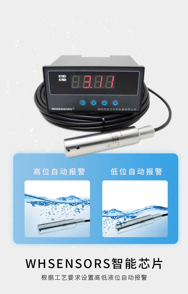 WH311 water tank level display device WHSENSORS triple lightning protection fire water tank level display device