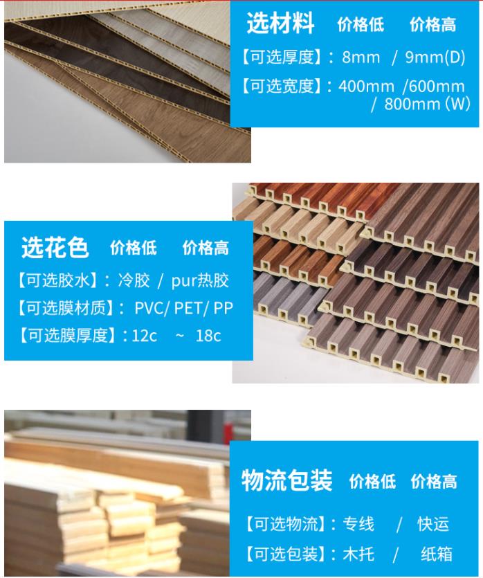 Production factory of continuous solid wood grain bamboo charcoal fiber wall panel without paint, environmental protection, and formaldehyde free technology wood decorative panel