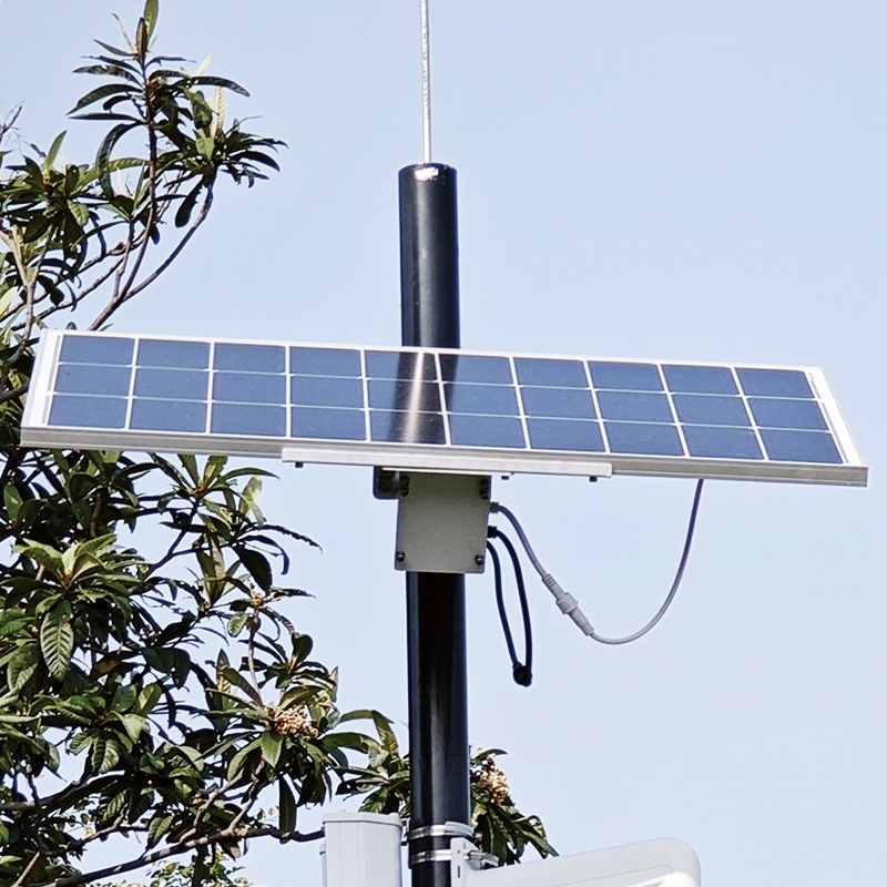 江科环境监测太阳能供电系统三元锂电自动加热 设备24H不间断运行