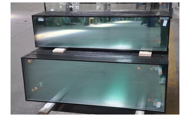 Double layer hollow tempered glass doors and windows, soundproof glass curtain wall glass, customized according to needs