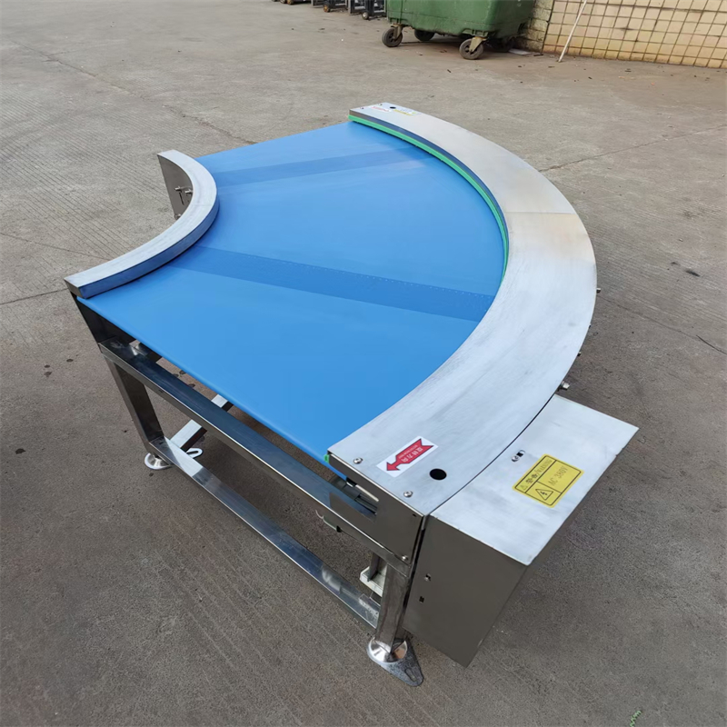 YS intelligent turning machine corner belt wear-resistant stainless steel heavy-duty 90-180 ° turning conveyor equipment customization