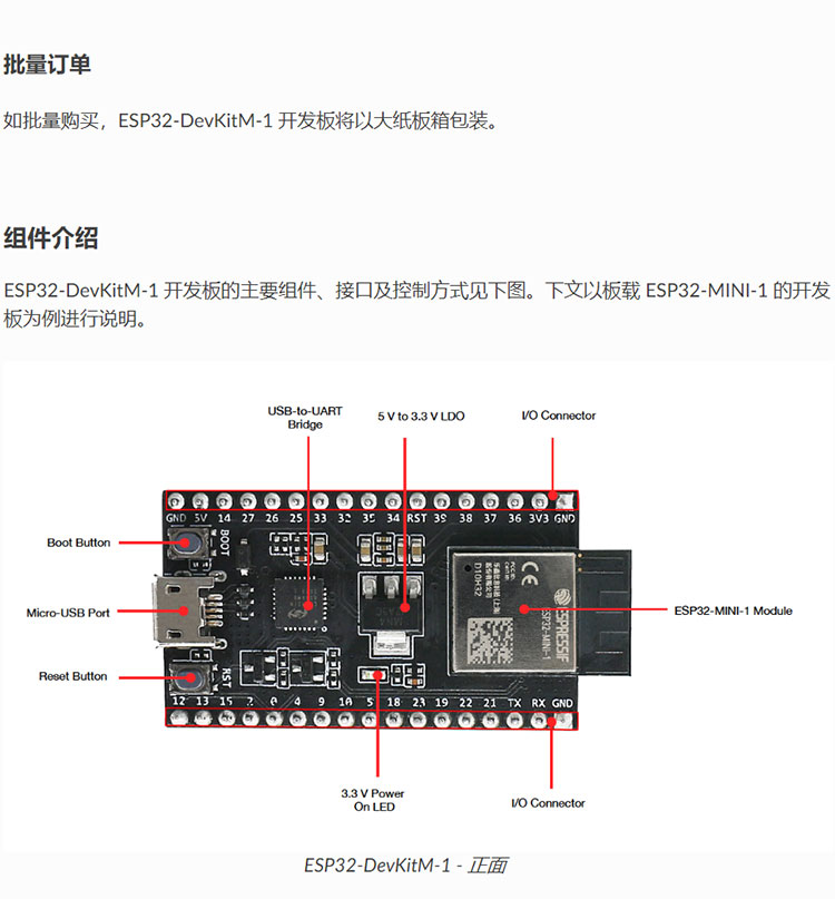 Lexin WiFi module 2.4GHz Wi ­ Fi+Bluetooth+low-power Bluetooth module Mesh networking ESP development board