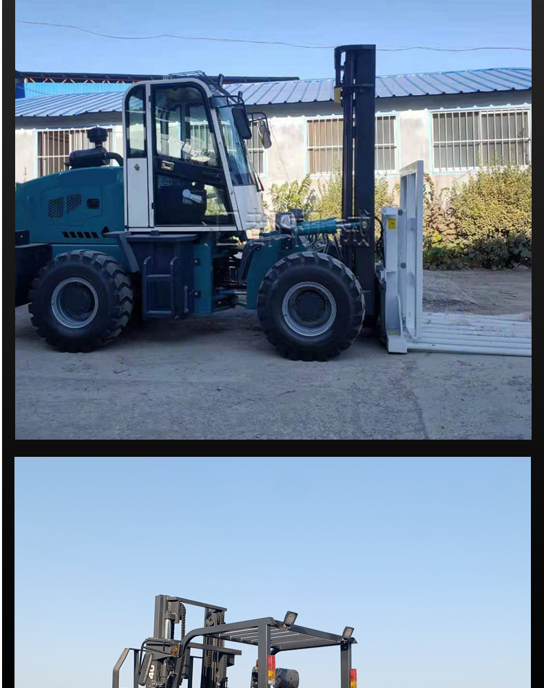 4WD off-road forklift multi-function 3.5t integrated diesel lift fork hydraulic Cart lift diesel