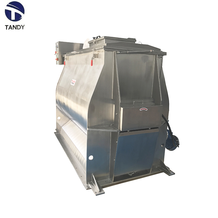 Tangdi Machinery Single Shaft Paddle Mixer Substitute for Meal Rice noodles Granules Solid Beverage Dry Mixer Additive Mixer