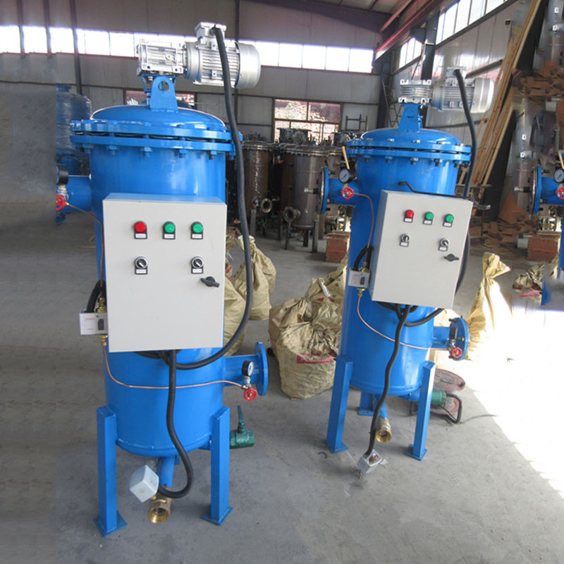 Fully automatic pipeline drainage self-cleaning filter mesh type front cleaner DN150