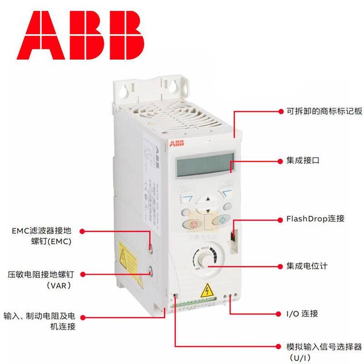 ACS150-01E-02A4-2 brand new ABB ACS150 series frequency converter brake chopper in stock