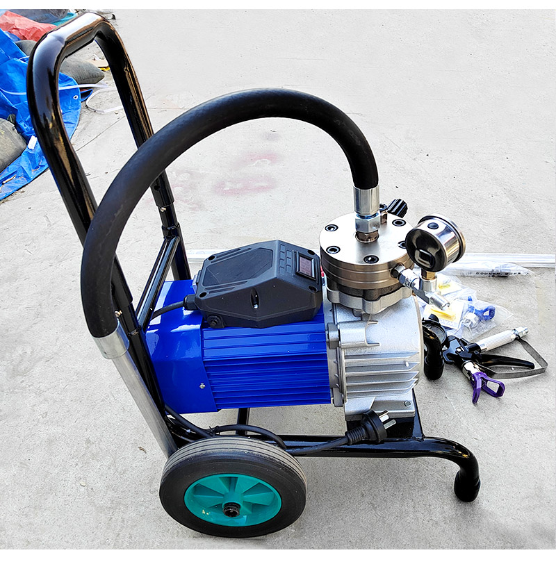 Electric high-pressure airless spraying machine, high-power multifunctional paint coating, color steel tile paint, latex paint spraying machine