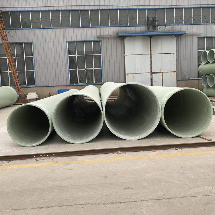 Fiberglass reinforced plastic wound pipeline chemical ventilation pipe process composite pipe with diverse specifications and large diameter sand pipe