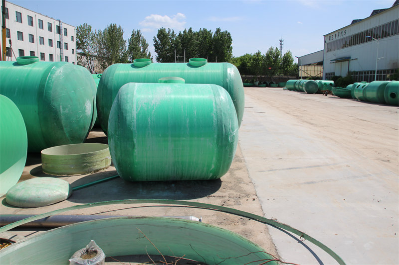 Small FRP septic tank sales, buried rural domestic sewage centralized treatment equipment manufacturer