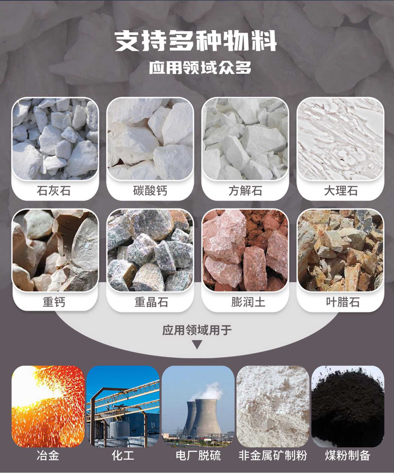 Manufacturer of ultra-fine heavy calcium carbonate vertical grinding equipment with high mesh count and heavy calcium carbonate grinding machine