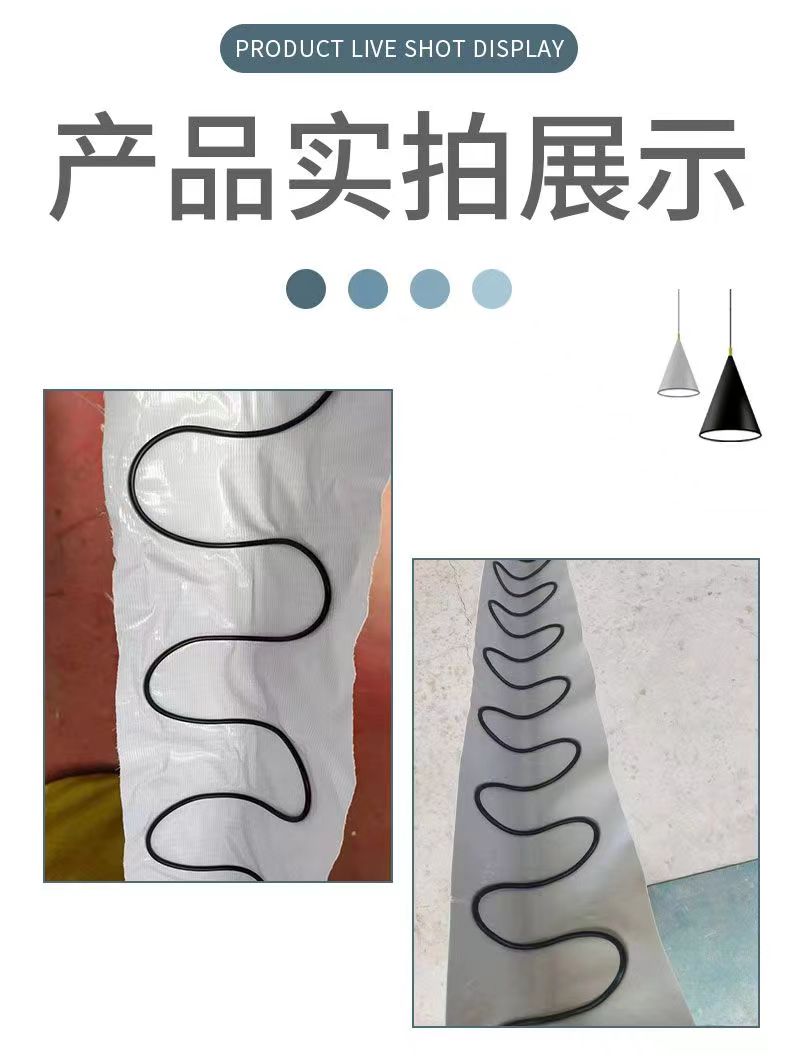 Spring semicircular tube subway tunnel semicircular drainage pipe has no permeability, elasticity, and softness