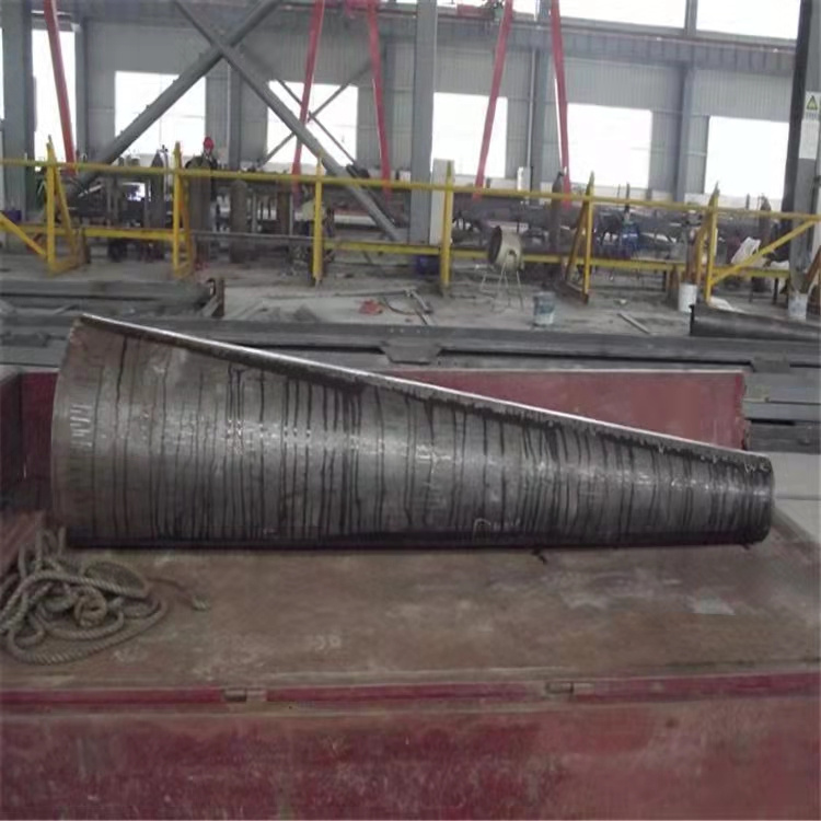 Large caliber thick walled cone-shaped coiled pipe seamless cone-shaped steel pipe steel plate coiled pipe