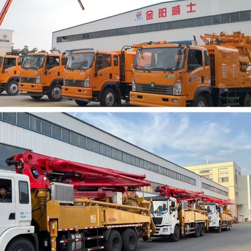 Weishi concrete on-site mixing and transportation integrated locomotive load pump C1050-13