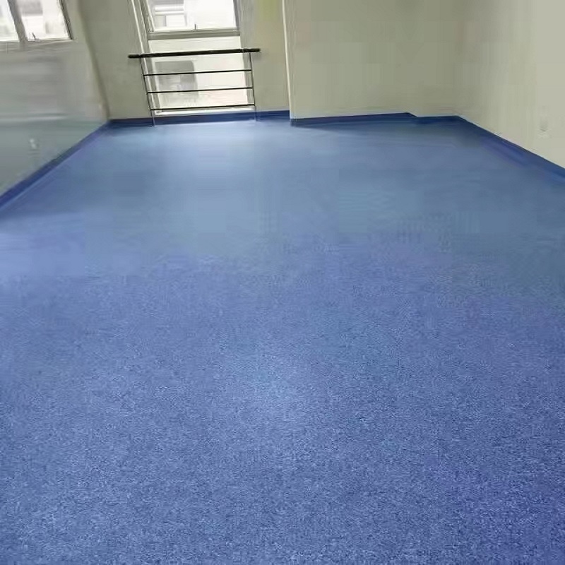 Waterproof and wear-resistant adhesive flooring in factory workshops, school cement flooring, dense bottom, composite elastic PVC plastic flooring